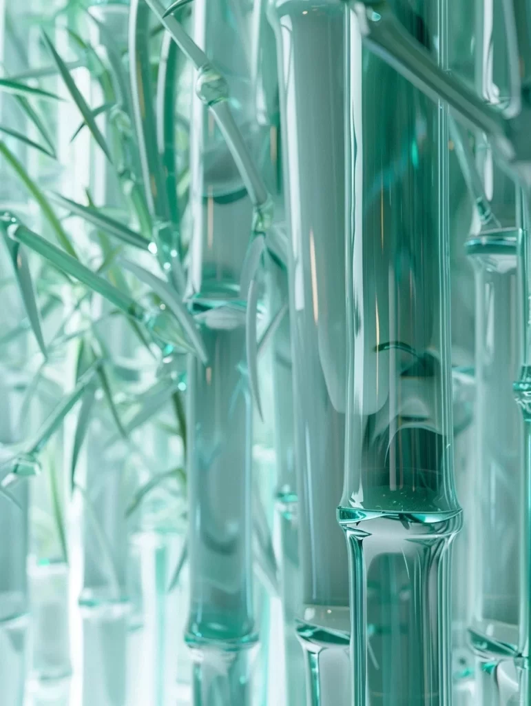 Teal Liquid 3D Background
