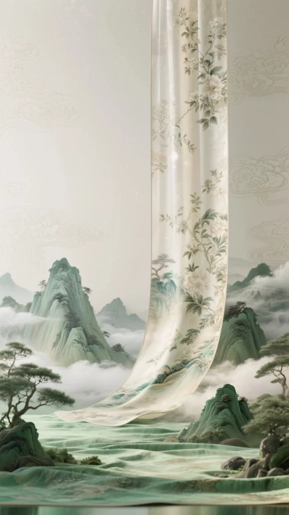 Green Nature Pastel Gradient Background