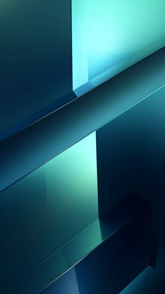 Cyan Bold Liquid 3D Background