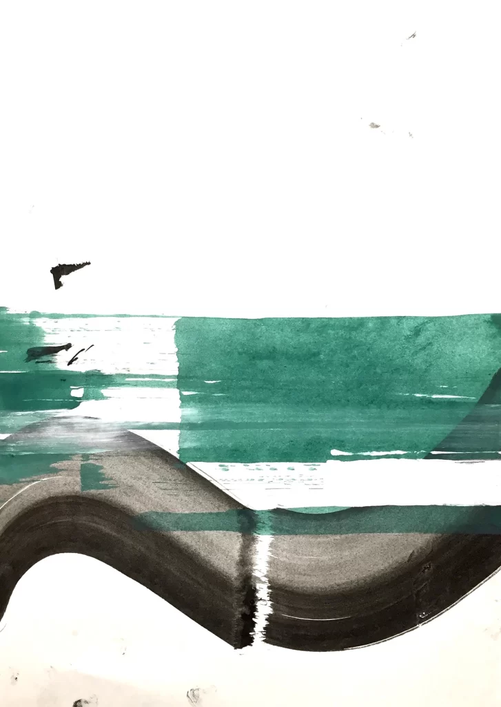 White Curve Smooth Background