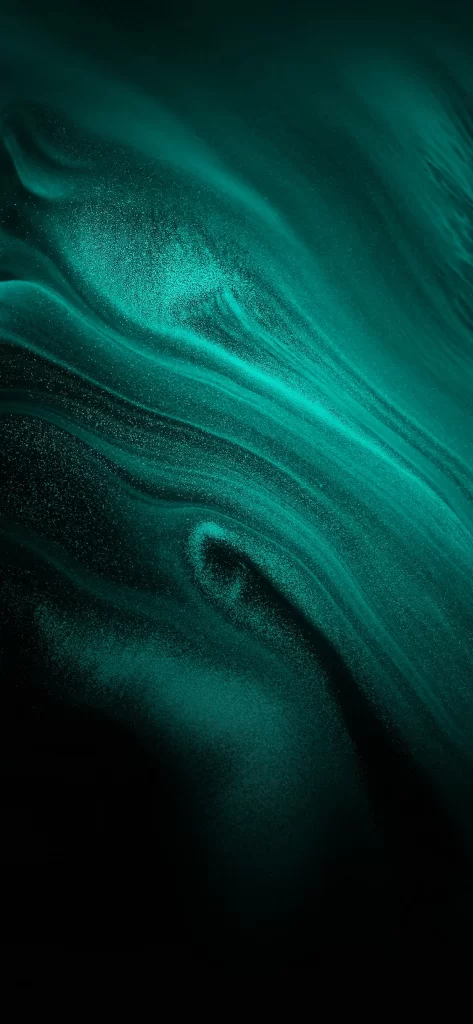 Cyan Flow Soft Abstract Background