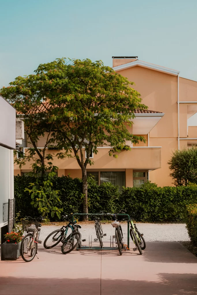 Green Wall Bicycle Parking Area Architecture