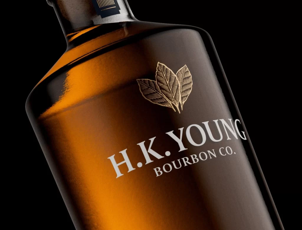 H.K. Young Bourbon Bottle