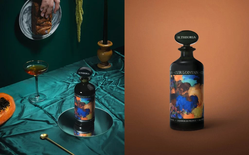 H.Theoria Liquor Bottle View