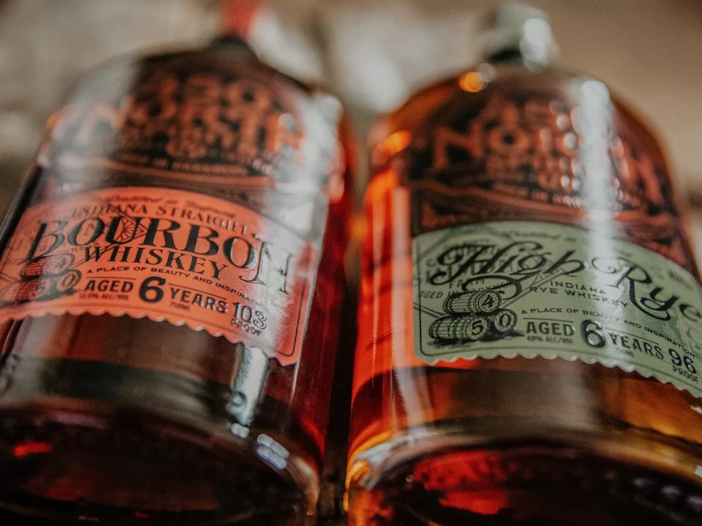 HobNoy Bourbon Whiskey Bottle