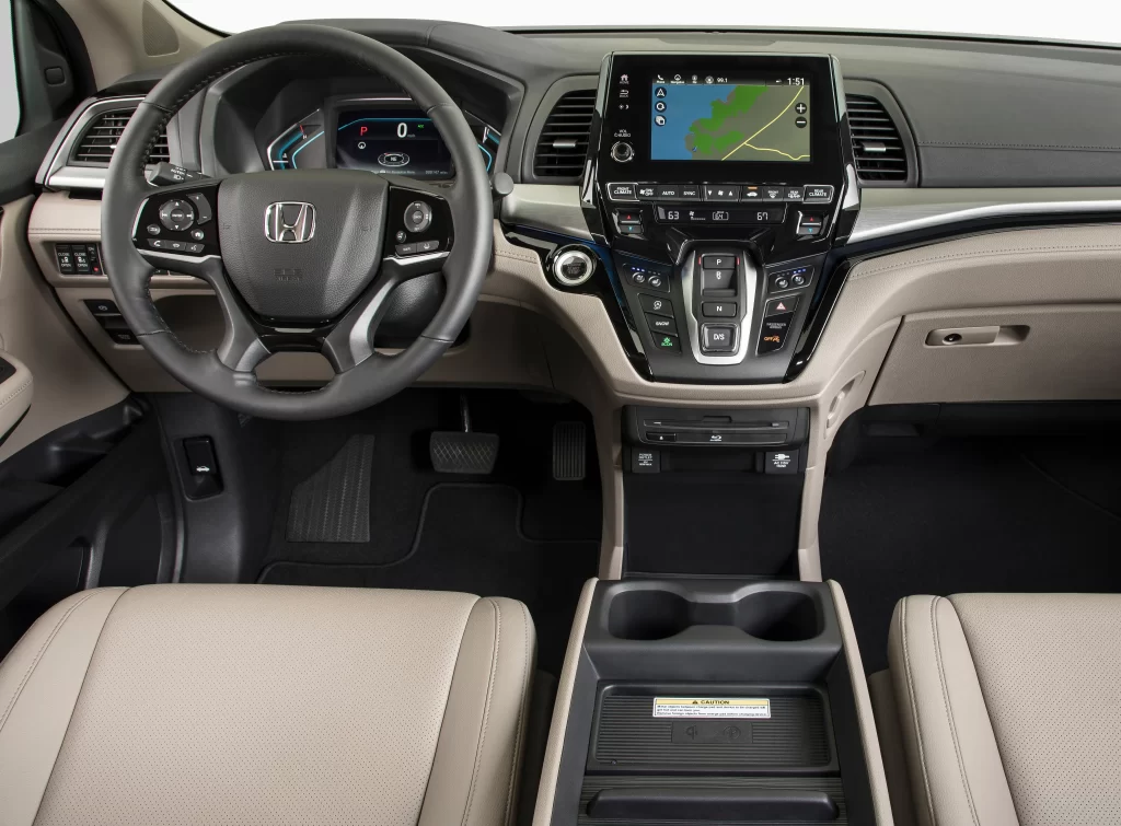 Honda SUV Beige Interior View