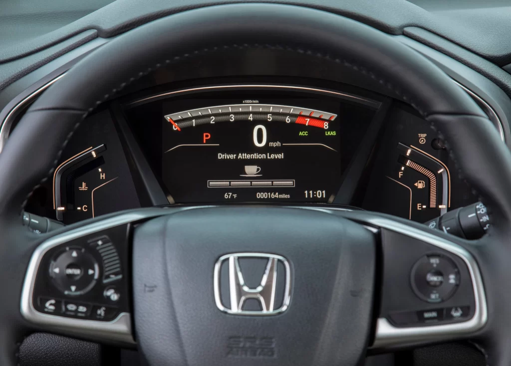 Honda Sedan Dashboard Speedometer Display