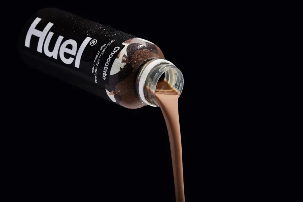 Huel Protein Shake Bottle View