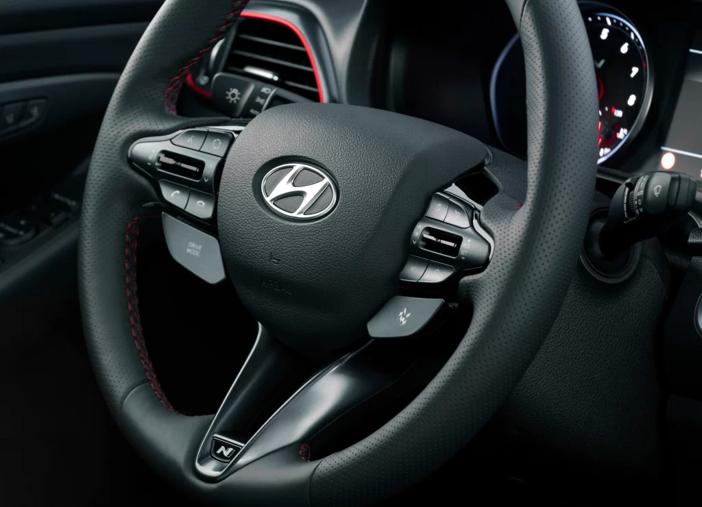 Hyundai Sports Car Interior Steering Wheel