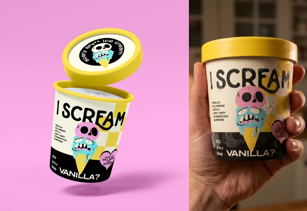 I Scream Ice Cream Can