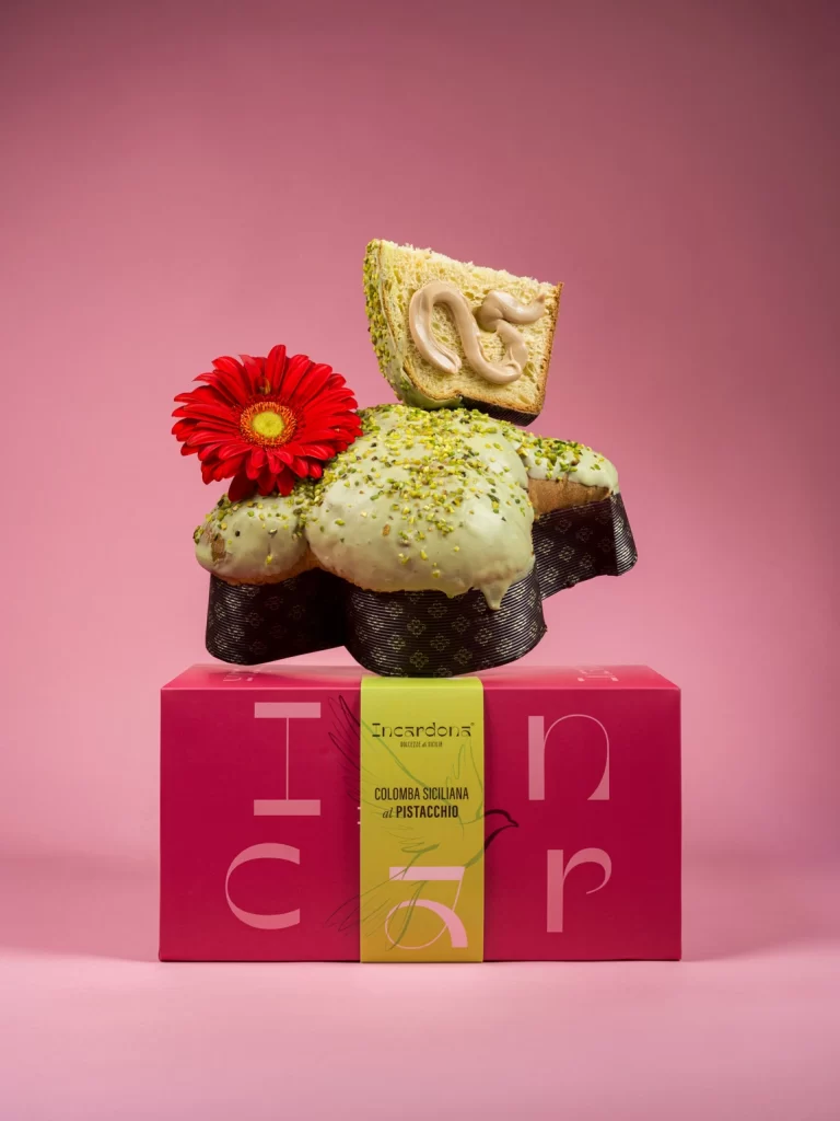 Incardona Pistachio Easter Colomba Pink