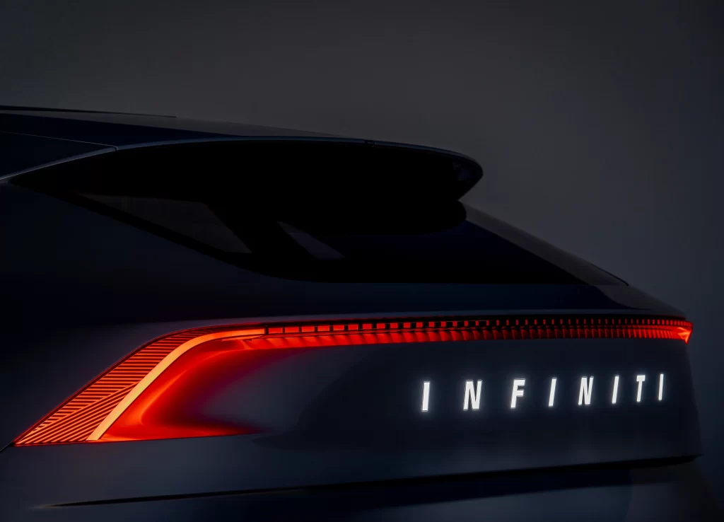 Infiniti Rear View Black Car Photography