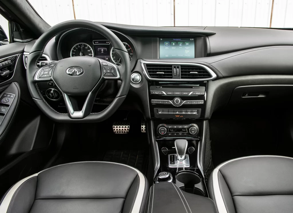 Infiniti Sedan Interior Dashboard Detail
