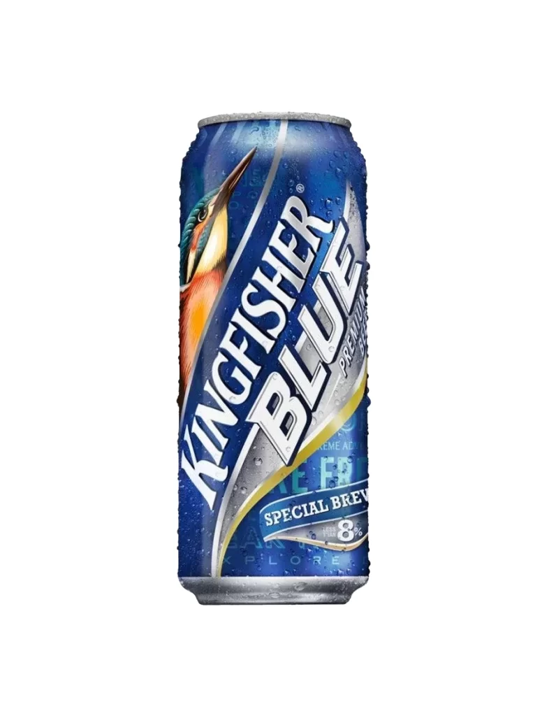 Kingfisher Blue Beer Can Packaging