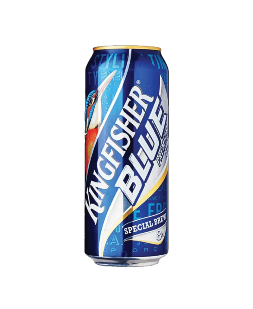 Kingfisher Blue Beer Can Packaging