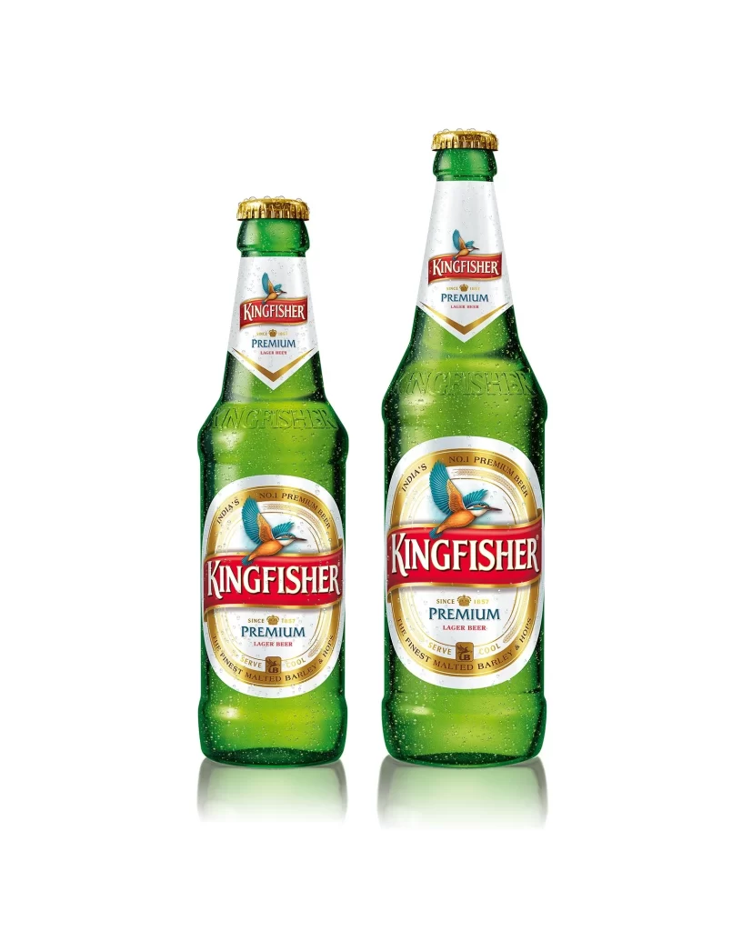 Kingfisher Premium Lager Beer Bottles Packaging