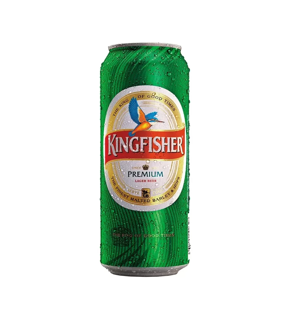 Kingfisher Premium Lager Beer Can Packaging