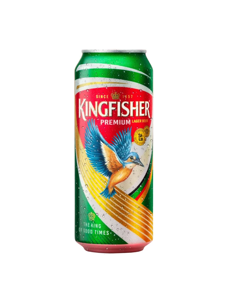 Kingfisher Premium Lager Beer Can Packaging