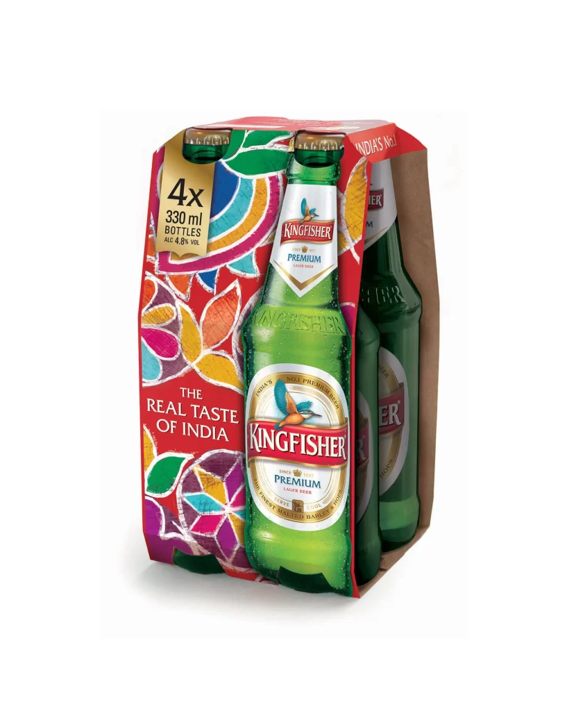 Kingfisher Premium Lager Gift Box Packaging