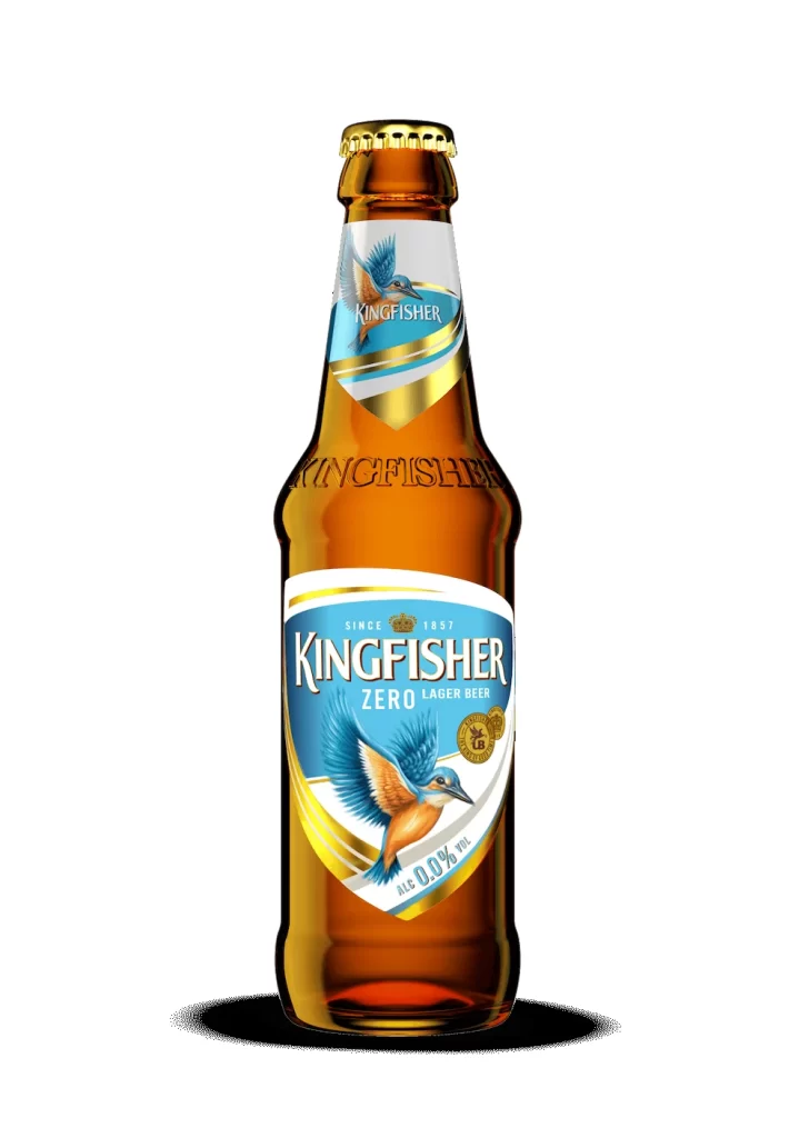 Kingfisher Zero Beer Bottle Packaging