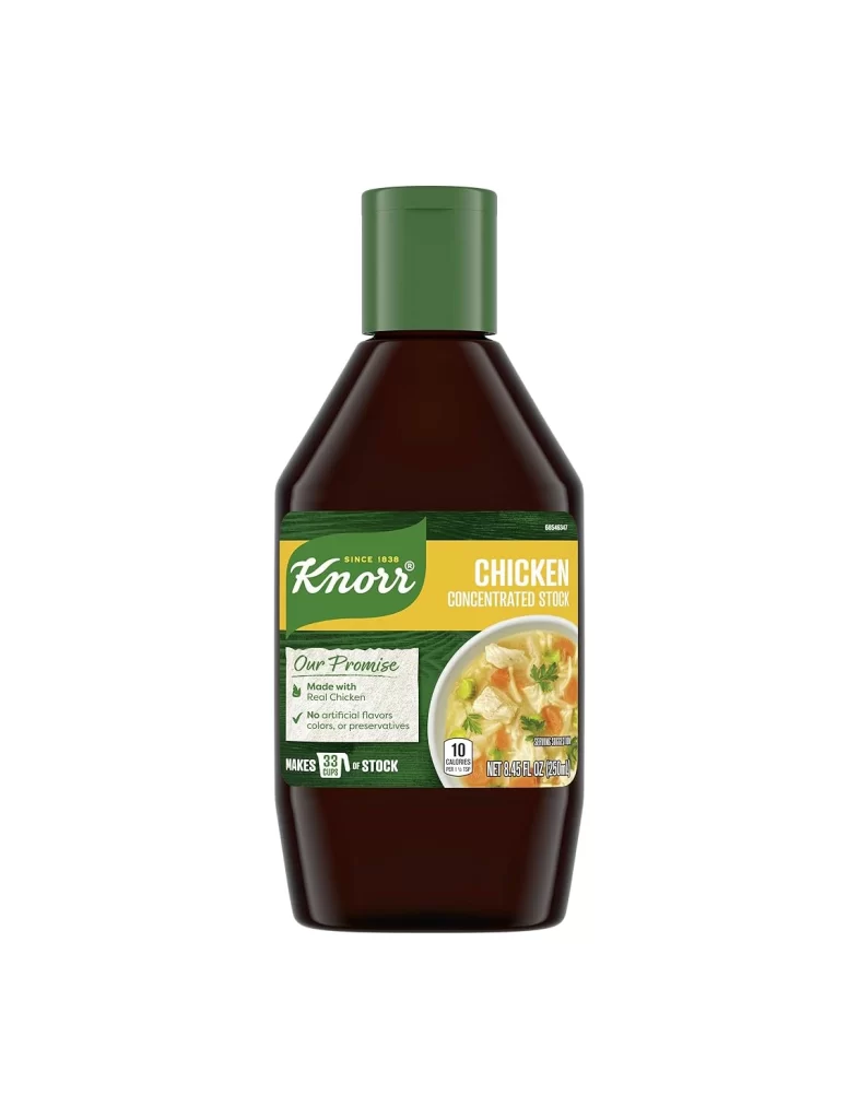 Knorr Chicken Concentrated Stock Bottle View