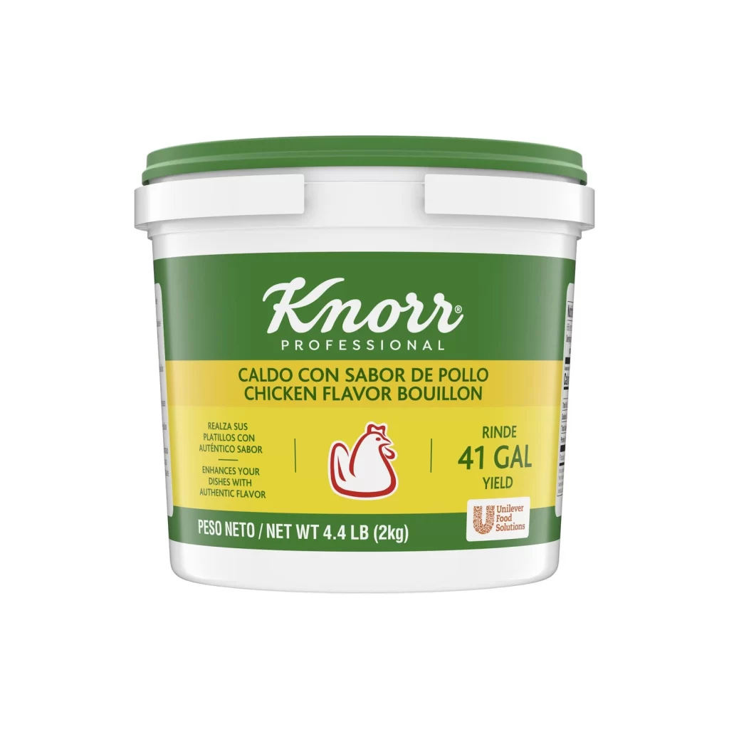 Knorr Chicken Flavor Bouillon Jar Design