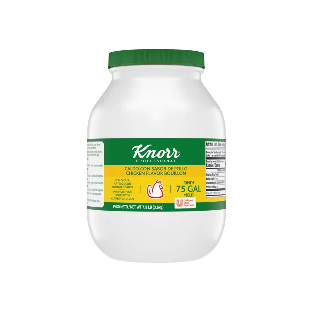 Knorr Chicken Flavor Bouillon Jar View