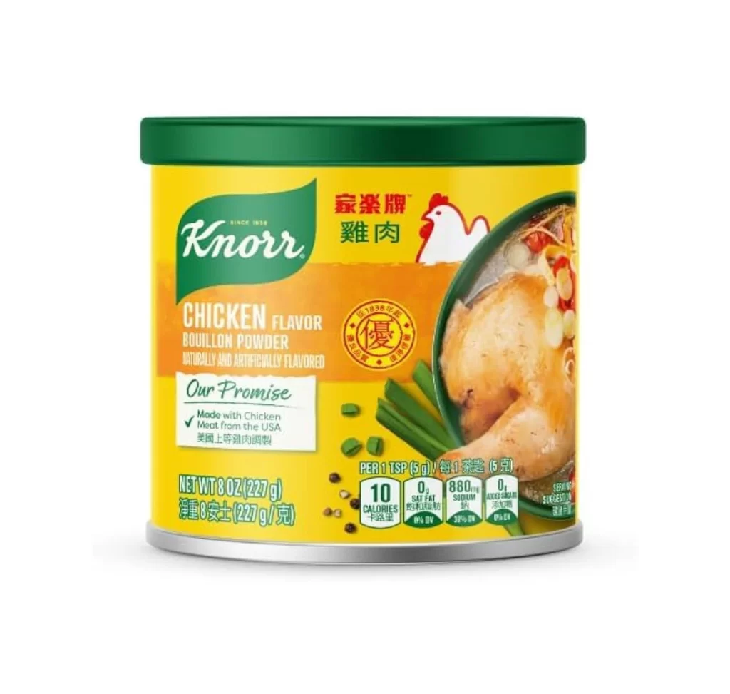 Knorr Chicken Flavor Bouillon Powder Can Design