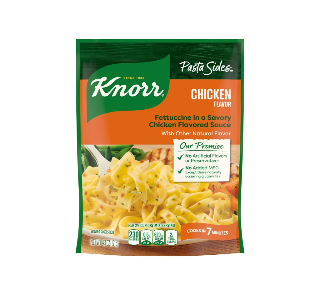 Knorr Chicken Flavor Fettuccine Pouch