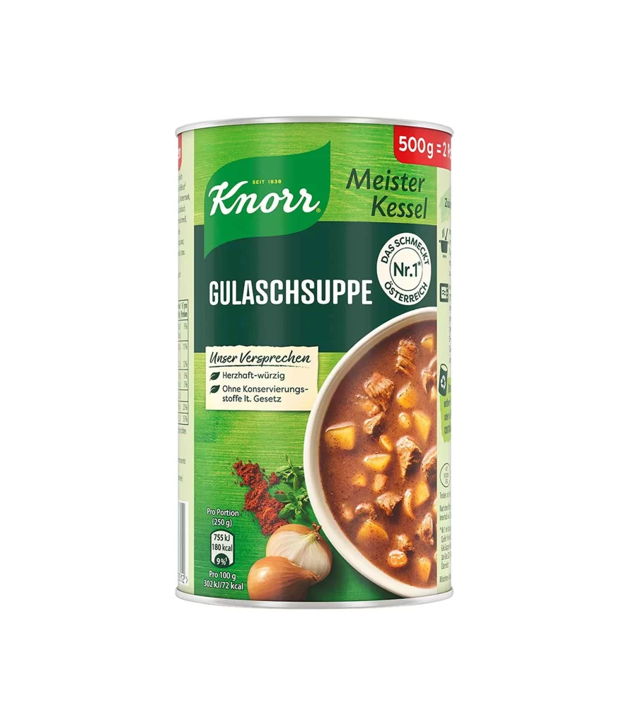 Knorr Gulaschsuppe Can