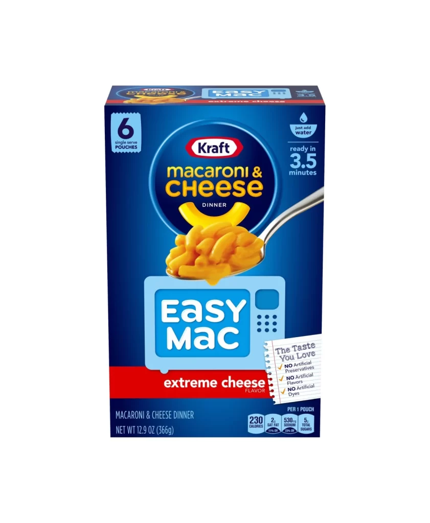 Kraft Macaroni & Cheese Dinner Box