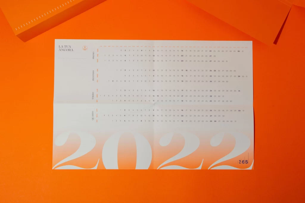 La Tua Ancora Calendar Label