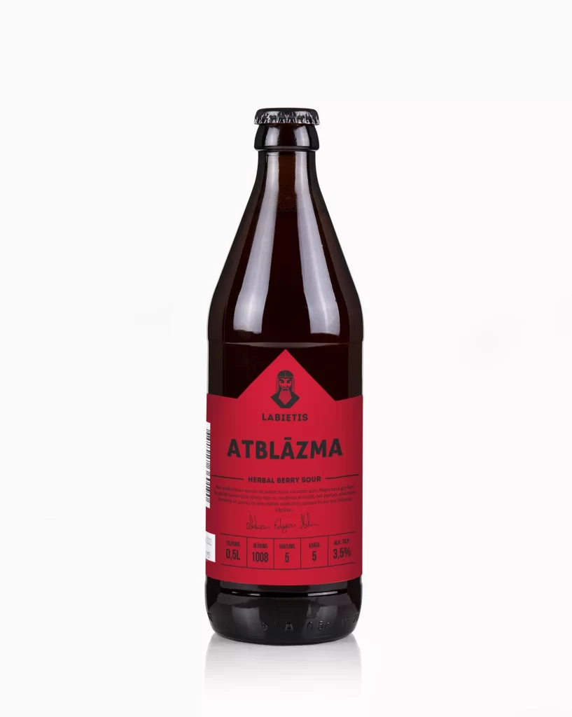 Labietis Atblazma Berry Berliner Beer Bottle Packaging