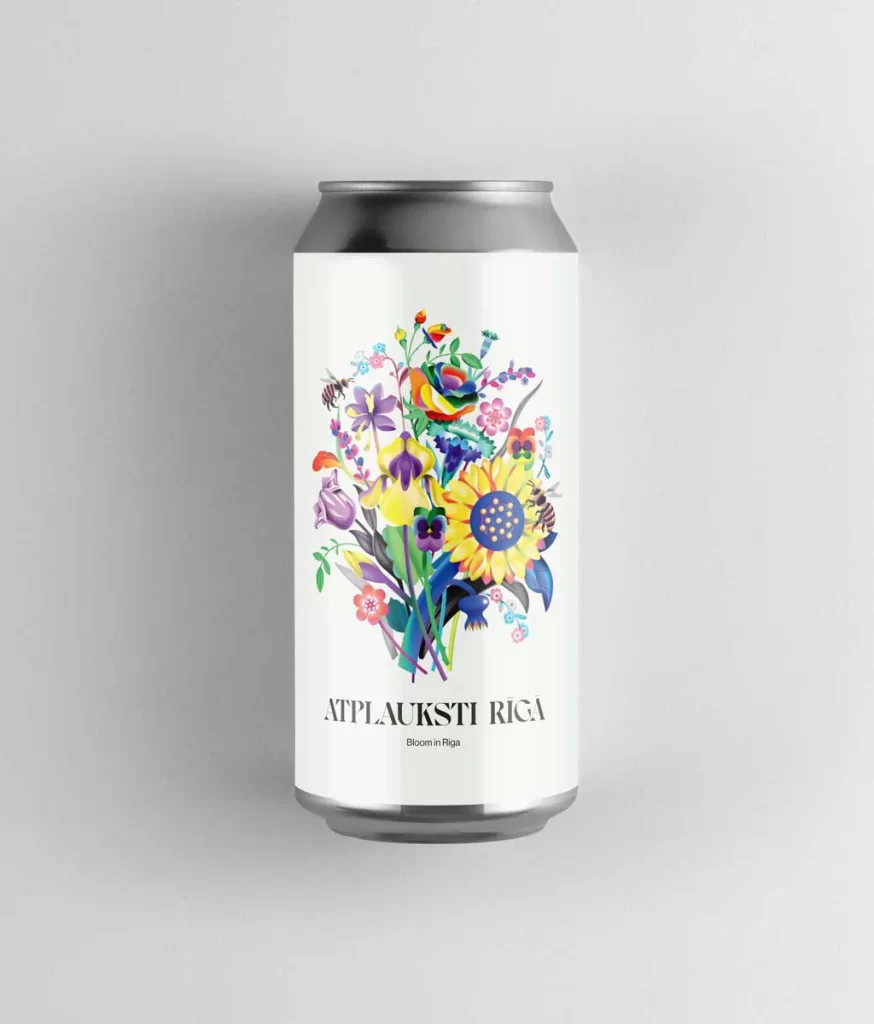 Labietis Atplauksti Riga Beer Can Packaging