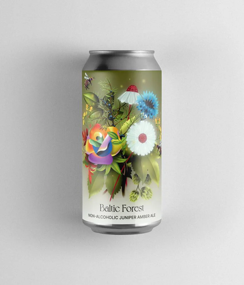 Labietis Baltic Forest Juniper Amber Ale Beer Can Packaging