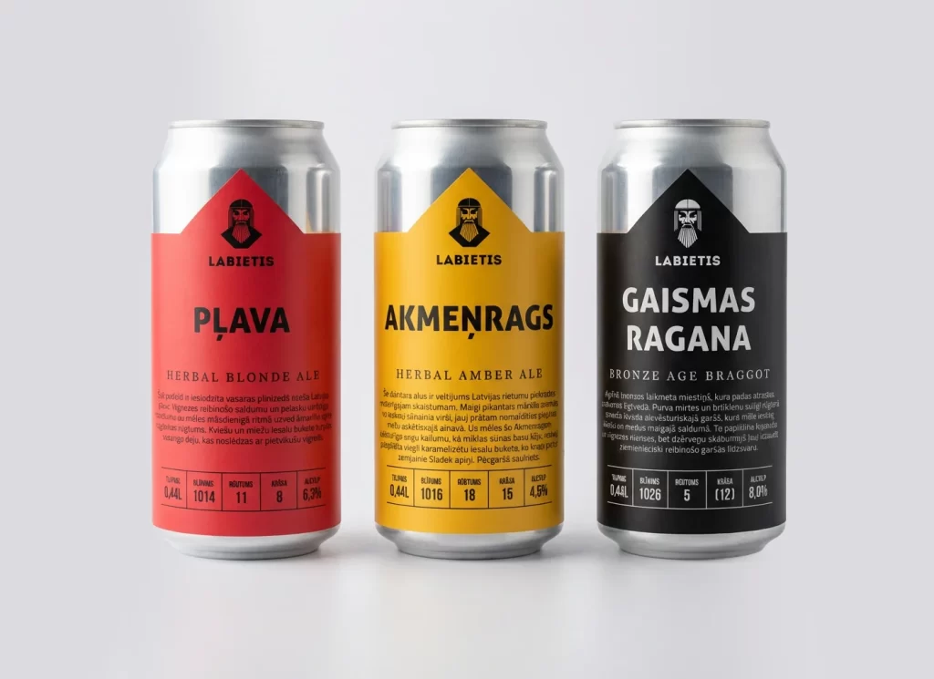 Labietis Best Seller Beer Can Trio Packaging