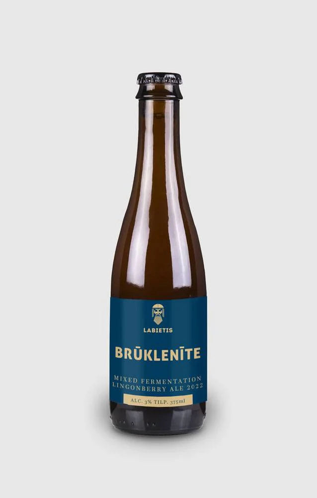 Labietis Bruklenit Lingonberry Ale Beer Bottle Packaging