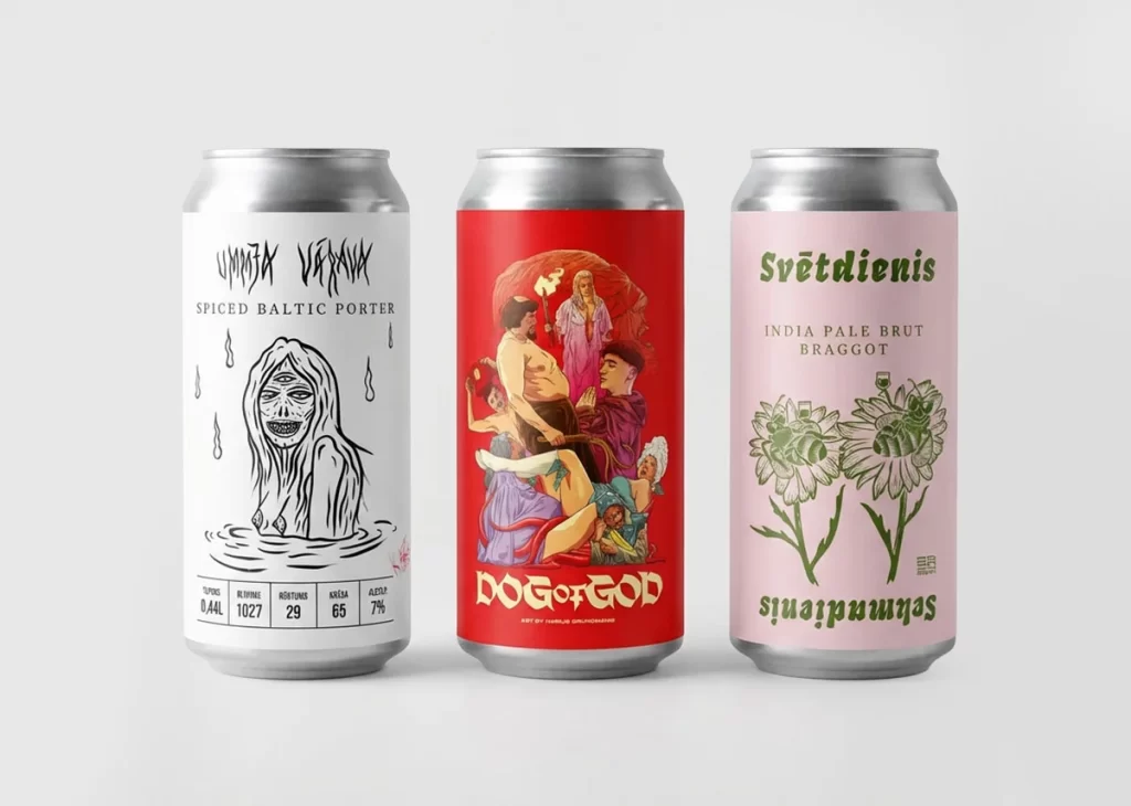 Labietis Craft Beer Can Trio Packaging