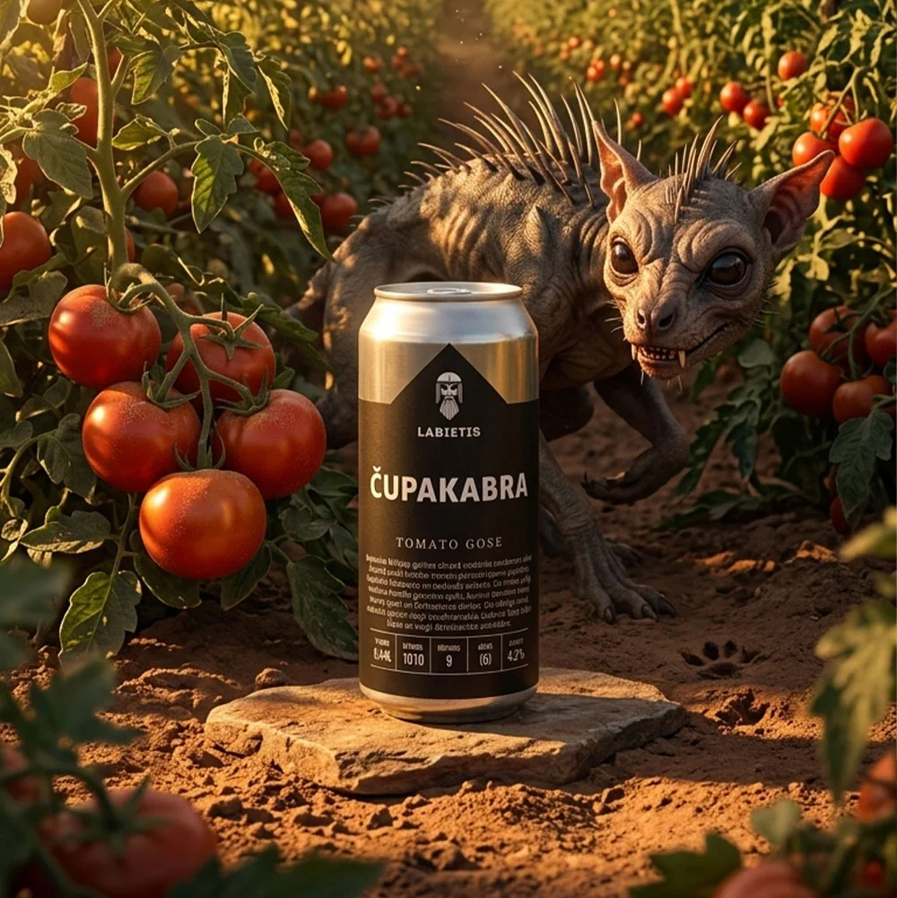 Labietis Cupakabra Tomato Gose Beer Can Packaging
