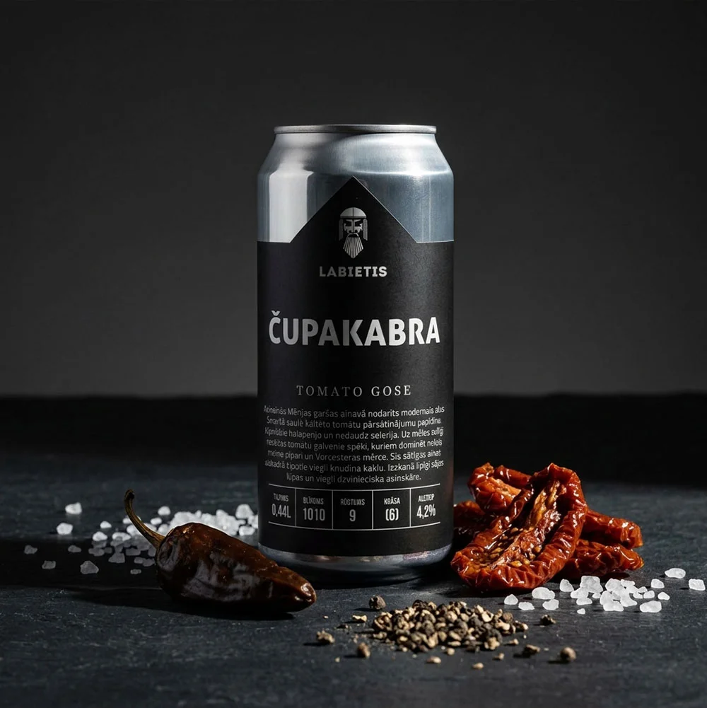 Labietis Cupakabra Tomato Gose Beer Can With Chili Packaging
