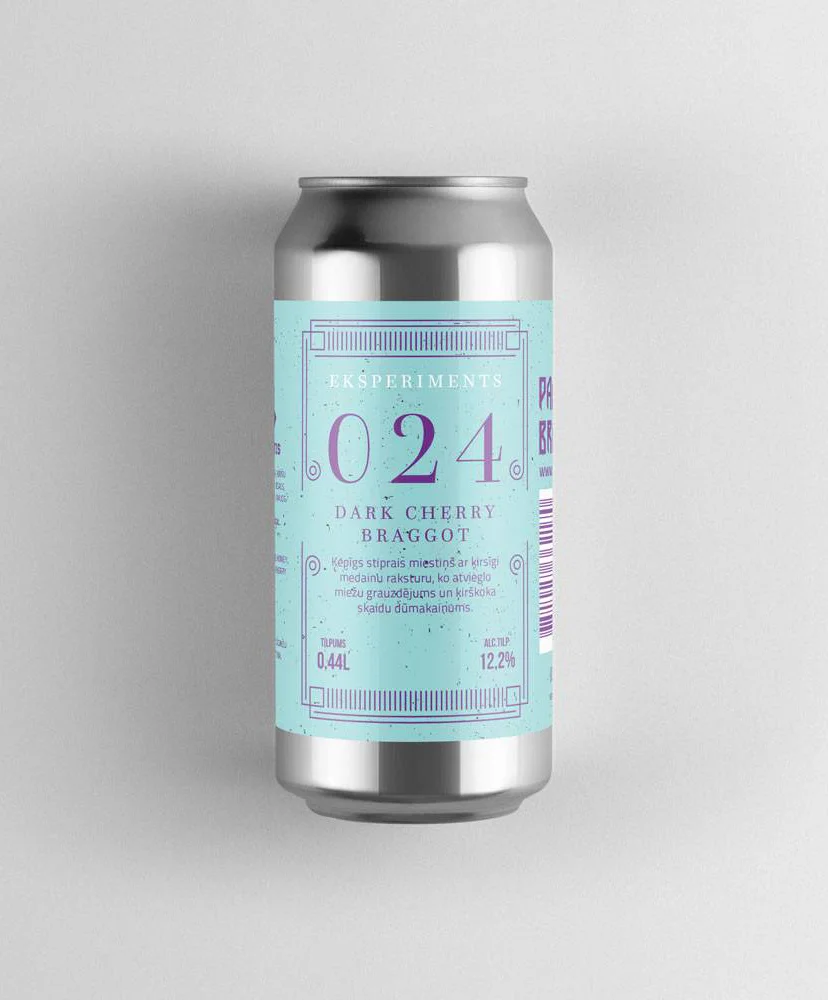 Labietis Dark Cherry Braggot Beer Can Packaging