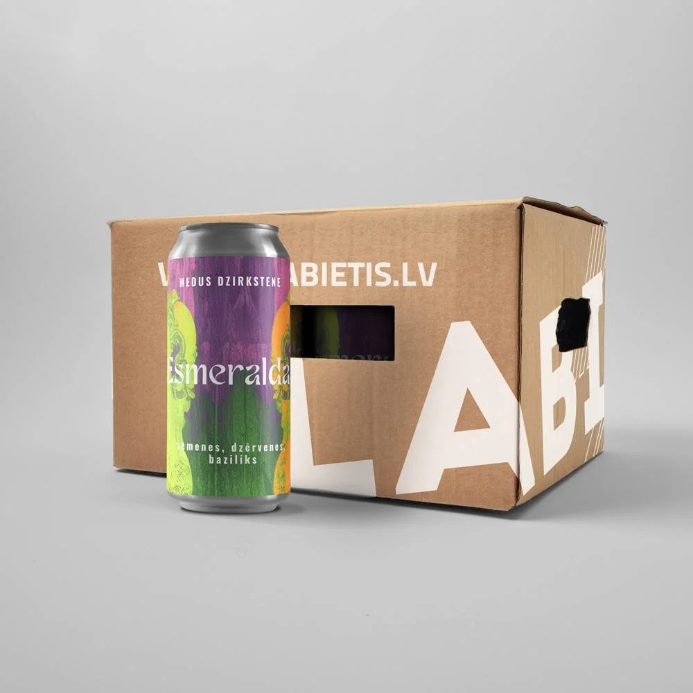 Labietis Esmeralda Sparkling Mead Carton Packaging