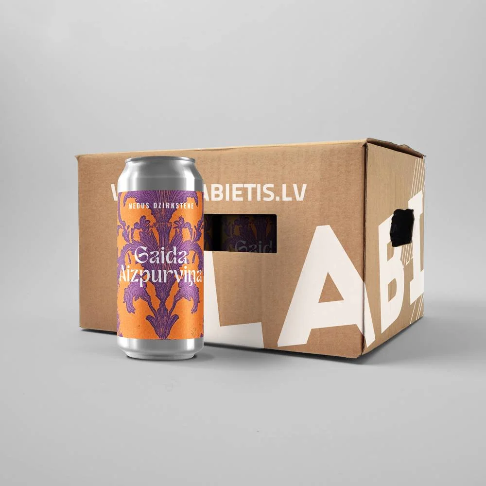 Labietis Gaida Aizpurvina Sparkling Mead Carton Packaging