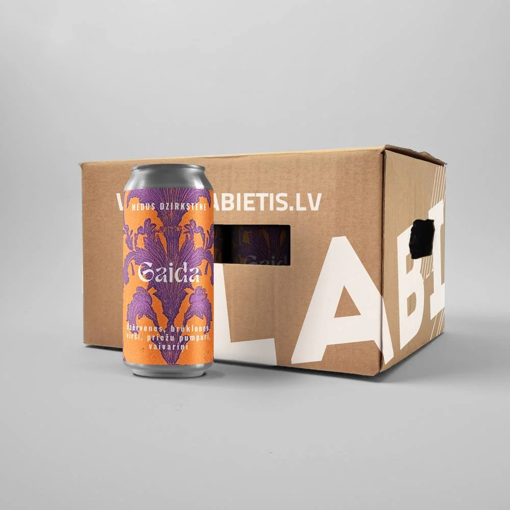 Labietis Gaida Sparkling Mead Carton Packaging
