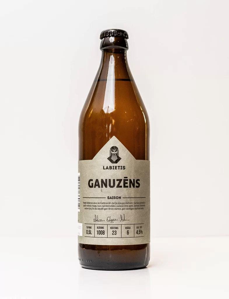 Labietis Ganuzens Beer Bottle Packaging