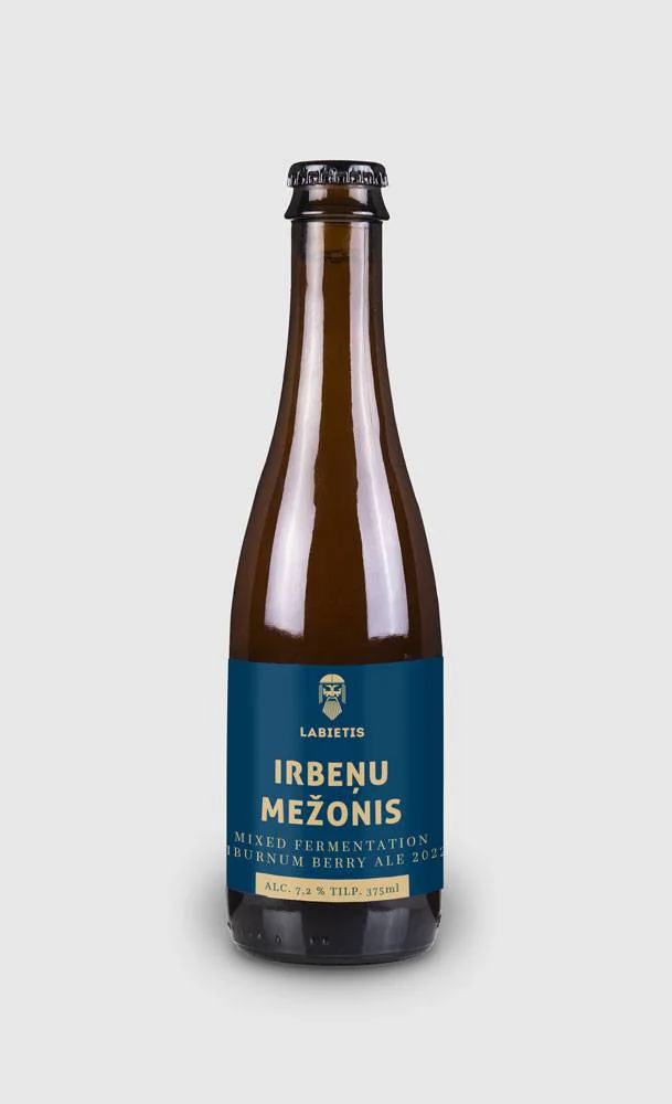 Labietis Irbenu Mezonis Viburnum Berry Ale Beer Bottle Packaging