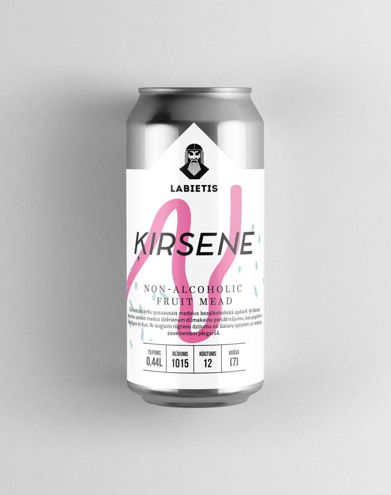 Labietis Kirsene Cherry Lemonade Can Packaging