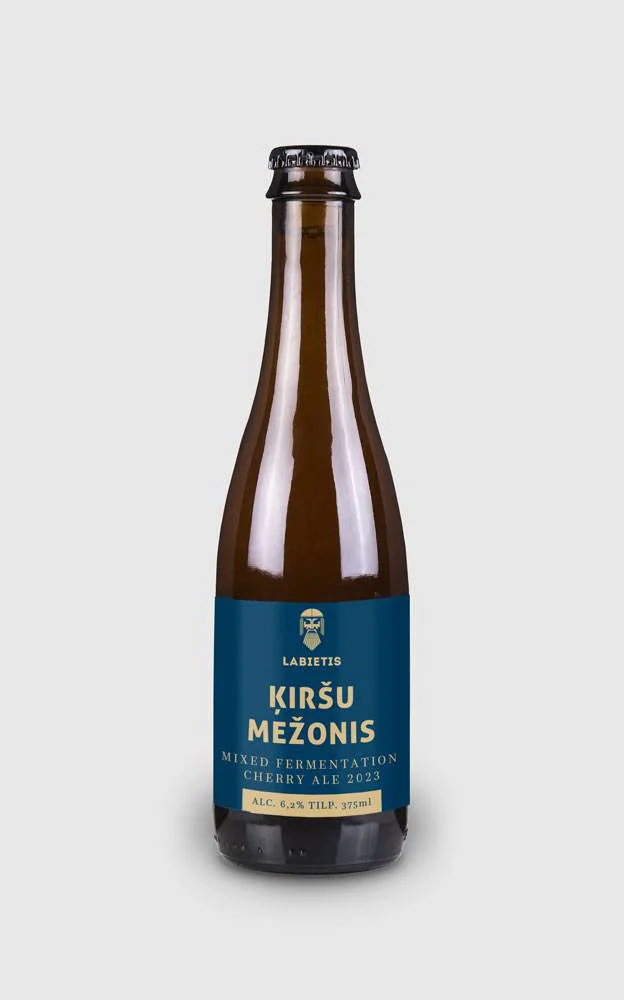 Labietis Kirsu Mezonis Cherry Ale Beer Bottle Packaging