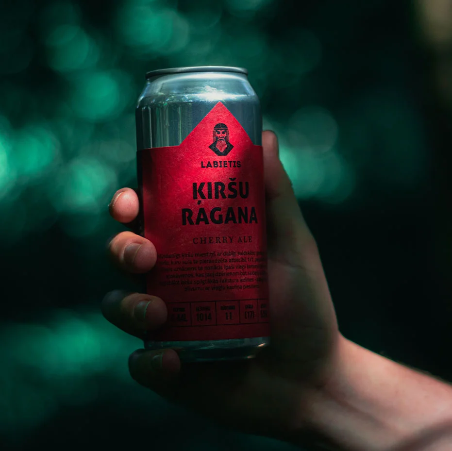 Labietis Kirsu Ragana Cherry Ale Beer Can Packaging