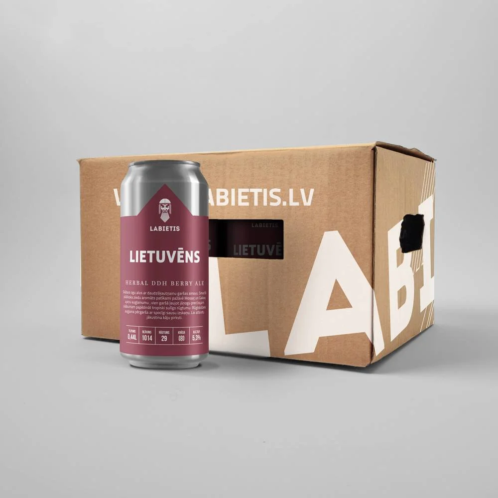 Labietis Lietuvens Herbal DDH Beer Carton Packaging